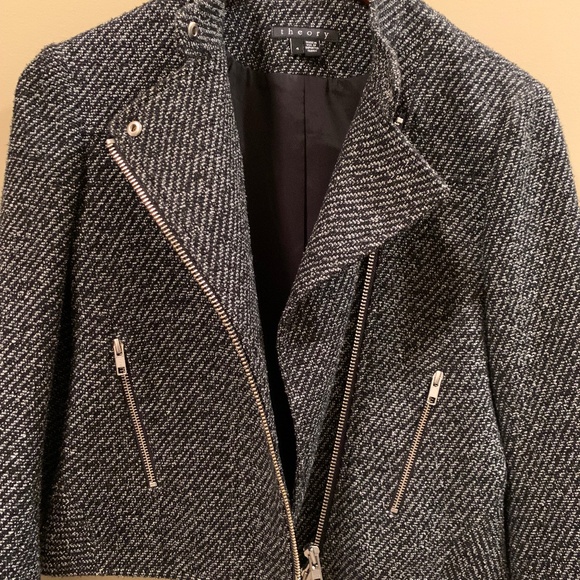 TEORY MOTO JACKET - SIZE 4 - Picture 13 of 14